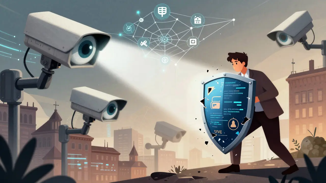 Trader defending against digital surveillance and blockchain tracking
