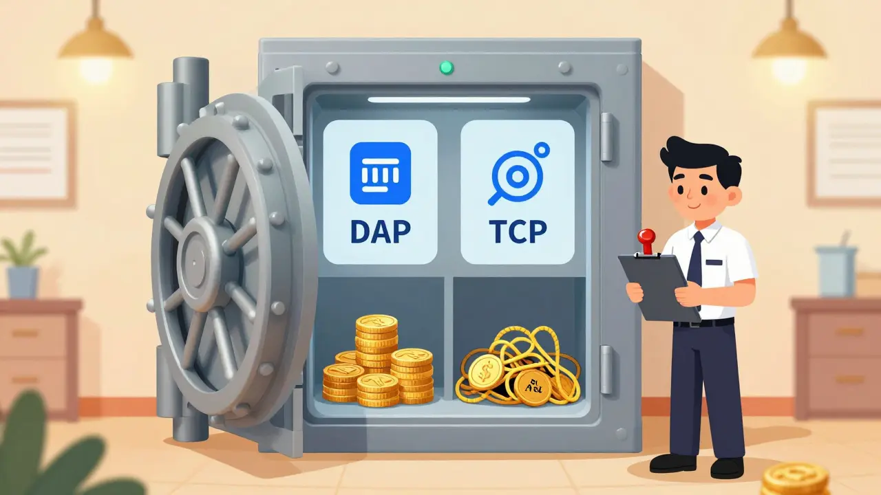 Cartoon vault showing segregated crypto assets and a regulator stamping an AFSL license.
