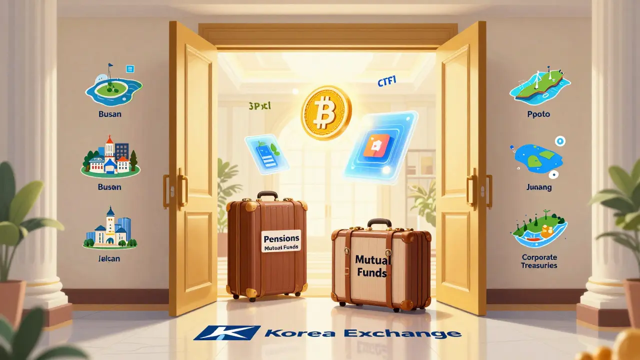 Institutional investors entering a hall of crypto ETFs