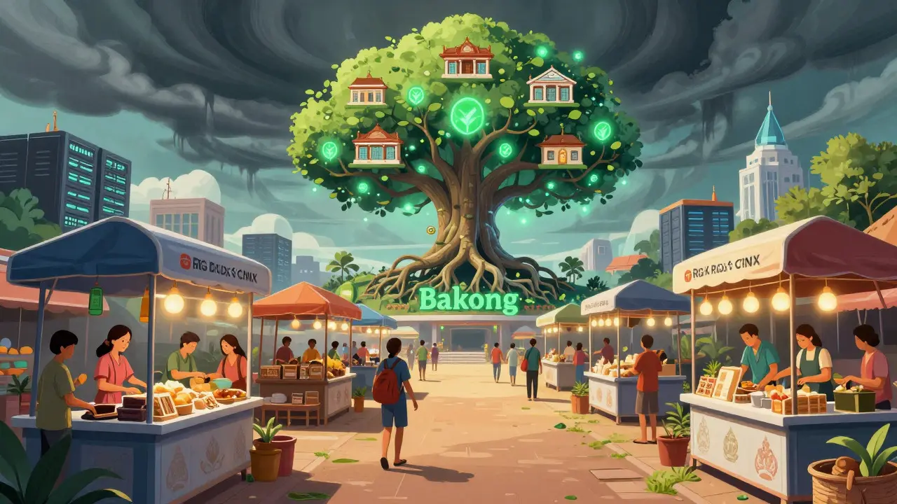 Illustration of legal domestic crypto trading under Bakong protection