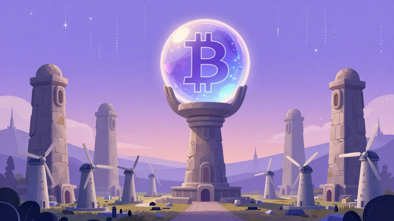 Institutional guardians protecting a stable Bitcoin future in 2028.